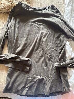 Slate & Stone Long-Sleeve Crewneck Shirt - Olive